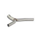  SUPERSPRINT exhaust systems Supersprint "Y" connecting pipe AUDI A4 B9 QUATTRO (Sedan / Avant) 2.0 TFSI 16+ | races-shop.com