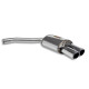  SUPERSPRINT exhaust systems Supersprint Rear exhaust OO90 Right AUDI A5 Coupè/Cabrio 1.8 TFSI 08-11 | races-shop.com