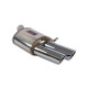  SUPERSPRINT exhaust systems Supersprint Rear exhaust OO90 Left AUDI A5 Sportback 1.8 TFSI 09-12 | races-shop.com