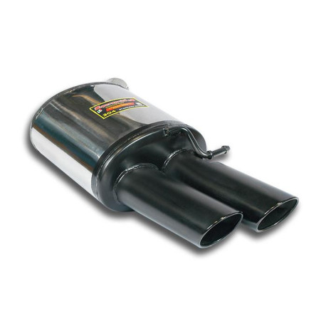  SUPERSPRINT exhaust systems Supersprint Rear exhaust Left 100x75 "Gun Metal Grey" AUDI A6 C7 4G (Sedan + Avant) 2.0 TFSI 11-12 | races-shop.com