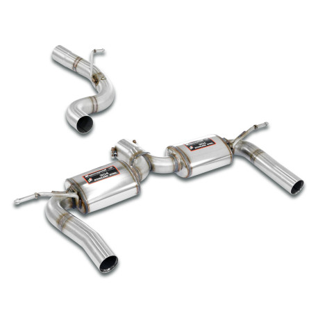  SUPERSPRINT exhaust systems Supersprint Rear exhaust "Racing" AUDI TT Mk3 Coupè/Roadster 2.0 TFSI Quattro 15+ | races-shop.com