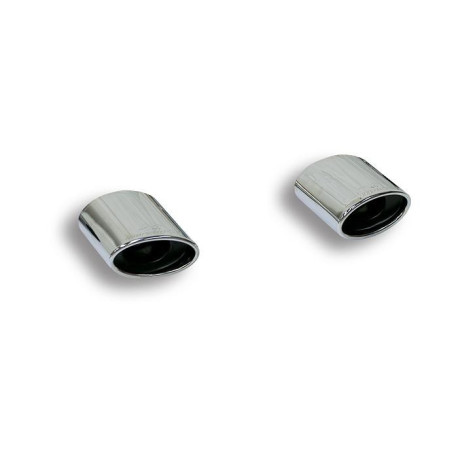  SUPERSPRINT exhaust systems Supersprint Oval endpipe kit Right + Left 145x95 AUDI S1 Quattro 3 Doors / Sportback 2.0 TFSI `14+ | races-shop.com