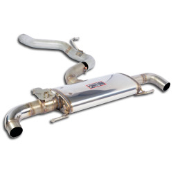Supersprint Rear exhaust with valve AUDI S1 Quattro 3 Doors / Sportback 2.0 TFSI `14+ (with valve)