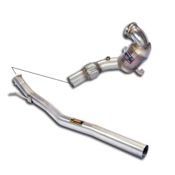 Supersprint Turbo downpipe kit + Metallic catalytic converter AUDI S3 8V QUATTRO 2.0 TFSI 13-15