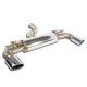  SUPERSPRINT exhaust systems Supersprint Rear exhaust with valves right - left 145x95 AUDI RS3 8V Sedan QUATTRO 2.5 TFSI 17-21 (with valve) | races-shop.com