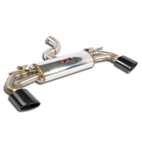  SUPERSPRINT exhaust systems Supersprint Rear exhaust with valves right - left 145x95 "Gun Metal Grey" AUDI RS3 8V Sedan QUATTRO 2.5 TFSI 17-21 (with valve) | races-shop.com