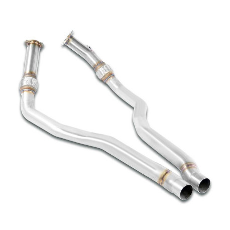  SUPERSPRINT exhaust systems Supersprint Front pipe kit Right - Left (Replaces OEM front exhaust) AUDI RS4 Quattro (Avant) 2.9 TFSi V6 18-19 (with valve) | races-shop.com