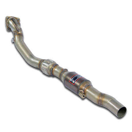  SUPERSPRINT exhaust systems Supersprint Downpipe Left+ Metallic catalytic converter AUDI A6 RS6 QUATTRO (Sedan + Avant) 4.2i V8 Turbo 02-04 | races-shop.com