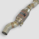  SUPERSPRINT exhaust systems Supersprint Downpipe Right+ Metallic catalytic converter AUDI A6 RS6 QUATTRO (Sedan + Avant) 4.2i V8 Turbo 02-04 | races-shop.com