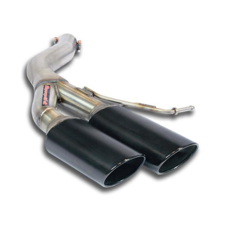  SUPERSPRINT exhaust systems Supersprint Rear pipe Left 100x75 "Gun Metal Grey" (Muffler delete) AUDI S6 C7 4G (Sedan + Avant) 4.0 TFSI 12-14 | races-shop.com