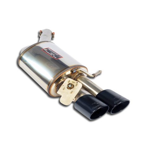  SUPERSPRINT exhaust systems Supersprint Rear exhaust Left 100x75 "Gun Metal Grey" with valve AUDI S6 C7 4G (Sedan + Avant) 4.0 TFSI 12-14 (with valve) | races-shop.com