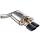  SUPERSPRINT exhaust systems Supersprint Rear exhaust Right 100x75 "Gun Metal Grey" with valve AUDI S6 C7 4G (Sedan + Avant) 4.0 TFSI 12-14 (with valve) | races-shop.com