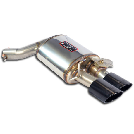  SUPERSPRINT exhaust systems Supersprint Rear exhaust Right 100x75 "Gun Metal Grey" with valve AUDI S6 C7 4G (Sedan + Avant) 4.0 TFSI 12-14 (with valve) | races-shop.com