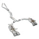  SUPERSPRINT exhaust systems Supersprint Cat.-Back System Package AUDI S6 Quattro (Sedan) 2.9 TFSI V6 20+ (with valve) | races-shop.com