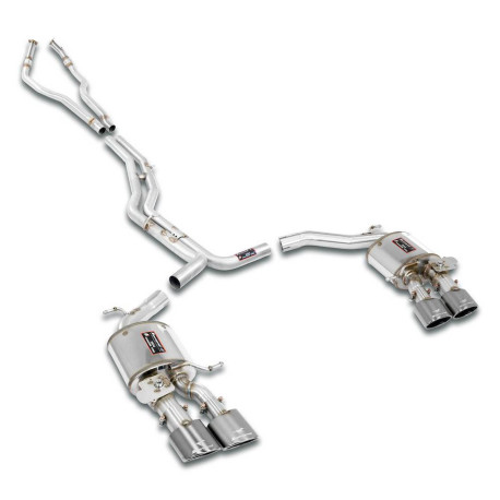  SUPERSPRINT exhaust systems Supersprint Cat.-Back System Package AUDI S6 Quattro (Sedan) 2.9 TFSI V6 20+ (with valve) | races-shop.com
