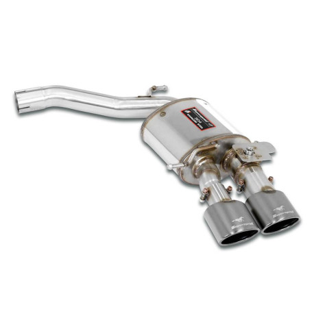  SUPERSPRINT exhaust systems Supersprint Rear exhaust Right 120x80 Black AUDI S6 Quattro (Sedan) 2.9 TFSI V6 20+ (with valve) | races-shop.com
