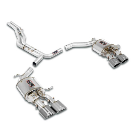  SUPERSPRINT exhaust systems Supersprint Half System Package AUDI S7 Quattro Sportback 2.9 TFSI V6 20+ (with valve) | races-shop.com