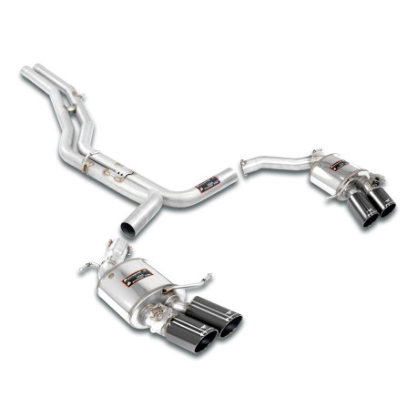  SUPERSPRINT exhaust systems Supersprint Sound Package Touring AUDI RS7 Quattro Sportback 4.0 TFSI V8 20+ (with valve) | races-shop.com