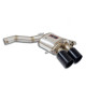  SUPERSPRINT exhaust systems Supersprint Rear exhaust Right 100x75 "Gun Metal Grey" AUDI S8 Quattro 4.0 TFSI V8 20+ (with valve) | races-shop.com