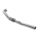  SUPERSPRINT exhaust systems Supersprint Downpipe + Metallic catalytic converter Ø143mm AUDI TT RS QUATTRO Coupè 2.5 TFSi 09-15 (Ø80mm system) (with valve) | races-shop.com