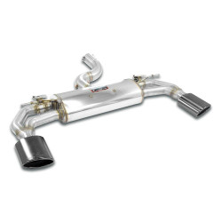 Supersprint Rear exhaust with valves right - left 145x95 "Gun Metal Grey" AUDI TT RS QUATTRO Coupè 2.5 TFSI 17+ (with valve)