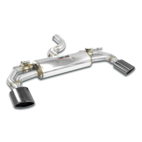 SUPERSPRINT exhaust systems Supersprint Rear exhaust with valves right - left 145x95 "Gun Metal Grey" AUDI TT RS QUATTRO Coupè 2.5 TFSI 17+ (with valve) | races-shop.com