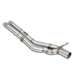 Supersprint Centre pipe Right - Left AUDI RS Q3 2.5 TFSI Quattro 20+ (with valve)