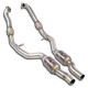  SUPERSPRINT exhaust systems Supersprint Front Metallic catalytic converter Right - Left AUDI SQ5 QUATTRO SUV 3.0 TFSI V6 17-20 (with valve) | races-shop.com