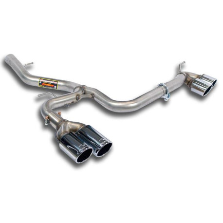  SUPERSPRINT exhaust systems Supersprint Rear pipes RightOO80 - LeftOO80 (Muffler delete) BMW E81 123d 07-13 | races-shop.com