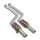  SUPERSPRINT exhaust systems Supersprint Front exhaust with metallic catalytic Right + Left BMW E81 - All models (For N54 engine conversion) | races-shop.com