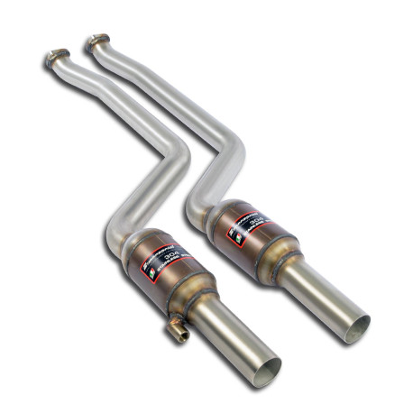  SUPERSPRINT exhaust systems Supersprint Front exhaust with metallic catalytic Right + Left BMW E81 - All models (For N54 engine conversion) | races-shop.com