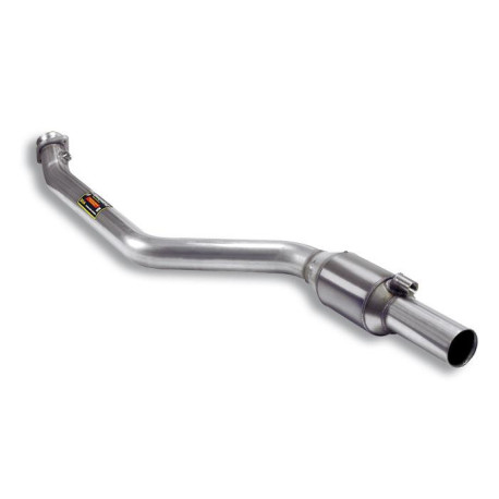  SUPERSPRINT exhaust systems Supersprint Downpipe Left with Metallic catalytic converter BMW E81 - All models (For V8 S65 engine conversion) | races-shop.com