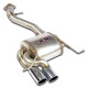  SUPERSPRINT exhaust systems Supersprint Rear exhaust OO80 BMW E88 Cabrio 135i Bi-Turbo 07+ 04/2010 | races-shop.com