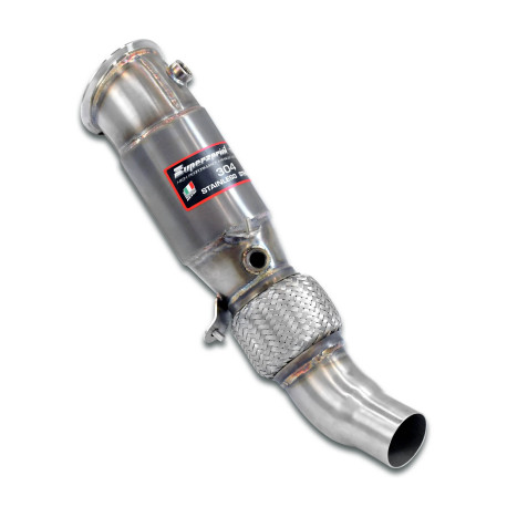  SUPERSPRINT exhaust systems Supersprint Downpipe + Metallic catalytic BMW F20 / F21 125i 2.0T 11-14 | races-shop.com