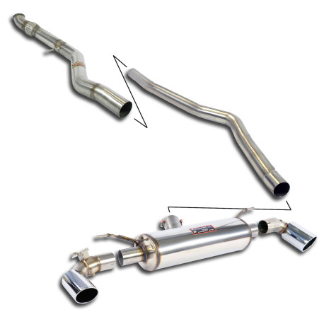  SUPERSPRINT exhaust systems Supersprint Sport&Sound pack with valve BMW F20 / F21 M135i xDrive 12-14 (with valve) | races-shop.com