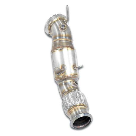  SUPERSPRINT exhaust systems Supersprint Downpipe kit + Metallic catalytic BMW F20 / F21 LCI 120i 2.0T 19+ | races-shop.com
