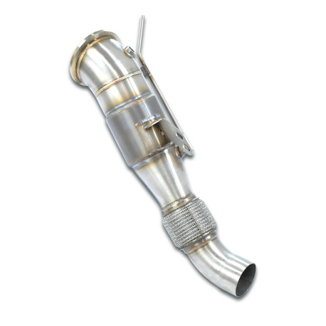  SUPERSPRINT exhaust systems Supersprint Downpipe + Metallic catalytic converter BMW F20 / F21 LCI M140i 18+ | races-shop.com