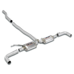 Supersprint Rear exhaust Right - Left "Racing" BMW F52 118i Sedan 16+