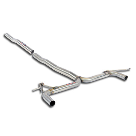  SUPERSPRINT exhaust systems Supersprint Rear pipe "Y-Pipe" Right - Left (Muffler delete) BMW F40 116i sDrive 1.5T 20+ | races-shop.com