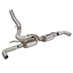 Supersprint Rear exhaust Right - Left "Racing" BMW F40 M135i xDrive 19+ (with valve)