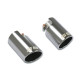  SUPERSPRINT exhaust systems Supersprint Endpipe kit Right O100 - Left O100 "Gun Metal Grey" BMW F40 M135i xDrive 19+ (with valve) | races-shop.com