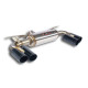  SUPERSPRINT exhaust systems Supersprint Rear exhaust OO80 Right + OO80 Left with valve "Gun Metal Grey" BMW F22 M235i 14+ (with valve) | races-shop.com
