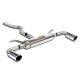  SUPERSPRINT exhaust systems Supersprint Connecting pipe + rear exhaust Right O90 - Left O90 BMW F22 218d 13-15 | races-shop.com