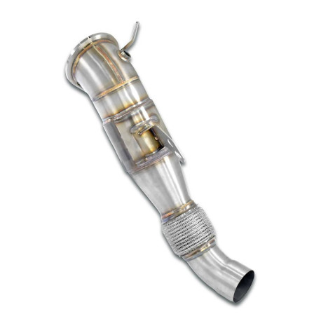 SUPERSPRINT exhaust systems Supersprint Downpipe + Metallic catalytic BMW G42 M240i (B58 - models with OPF) 22+ (with valve) | races-shop.com