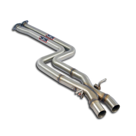  SUPERSPRINT exhaust systems Supersprint Front section Right - Left + "X-Pipe" BMW E46 320xi (2.2i) 4x4 (Sedan - Touring) 01+ | races-shop.com
