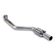  SUPERSPRINT exhaust systems Supersprint Downpipe Left with Metallic catalytic converter BMW E46 - All models (For V8 S65 engine conversion) | races-shop.com