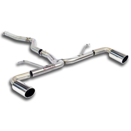  SUPERSPRINT exhaust systems Supersprint Connecting pipe + rear pipe Right O90 - Left O90 (Muffler delete) BMW F30 / F31 (Sedan-Touring) 316d 12-15 | races-shop.com