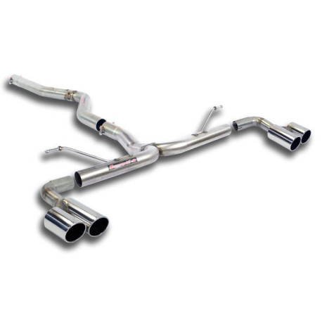  SUPERSPRINT exhaust systems Supersprint Connecting pipe + rear pipe Right OO80 - Left OO80 (Muffler delete) BMW F30 / F31 (Sedan-Touring) 316d 15-16 | races-shop.com