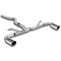 Supersprint Connecting pipe + rear pipe Right O90 - Left O90 (Muffler delete) BMW F34 LCI Gran Turismo 318d 15+