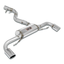 Supersprint Rear exhaust "Racing" Right O100 - Left O100 BMW G20 (Sedan) 320i 2.0T 18+